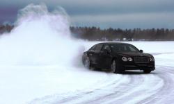 Bentley’s Flying Spur is a star attraction at the Ice Event