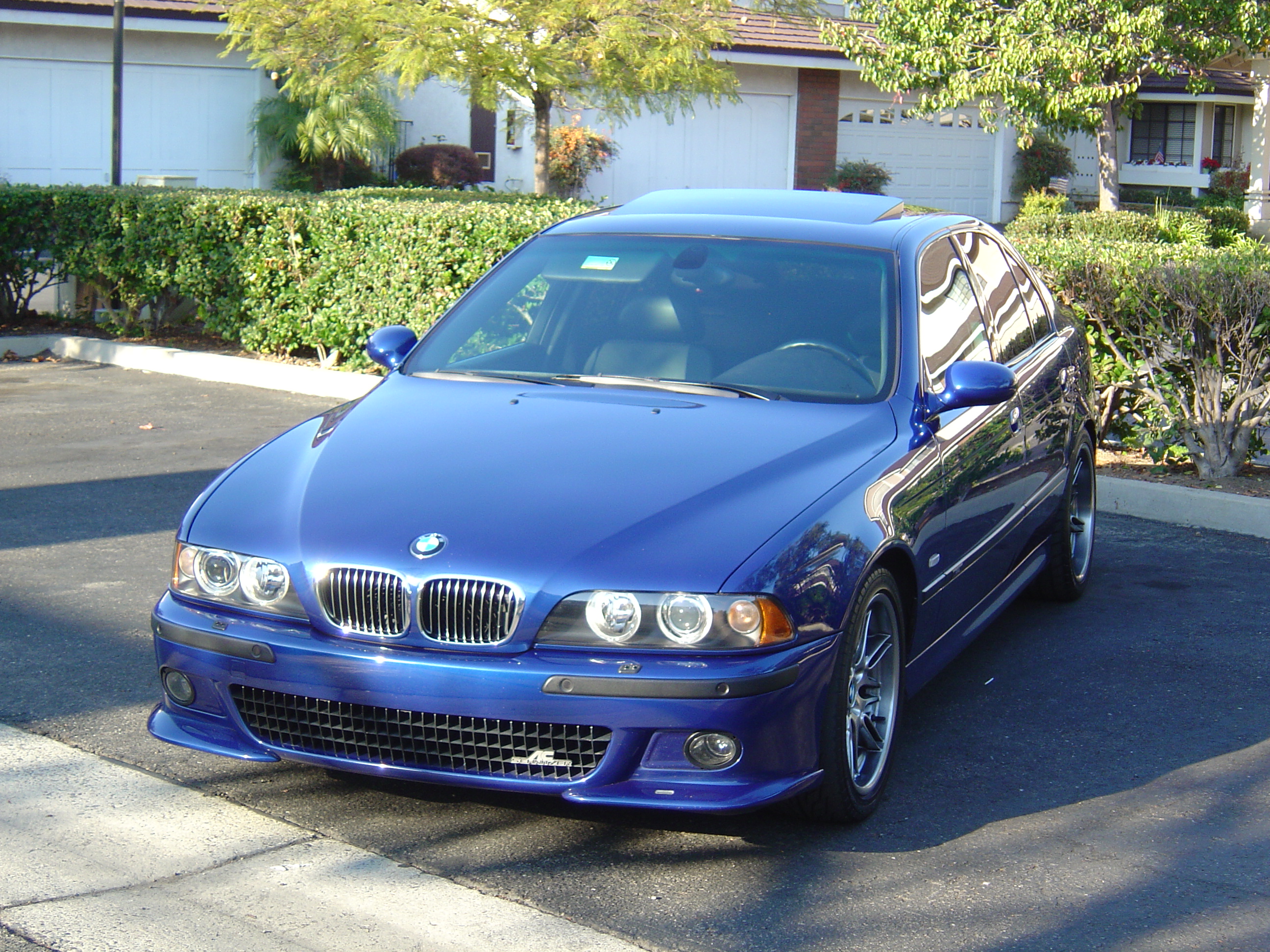 BMW 5 blue