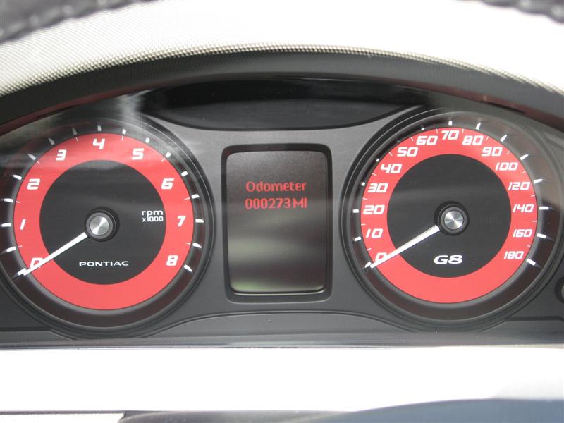 PONTIAC G8 GT interior
