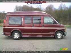 CHEVROLET EXPRESS 1500 red