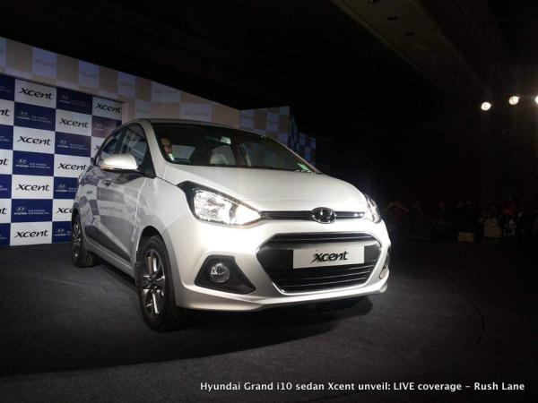 Hyndai launches “Xcent”, its new small passenger car for India