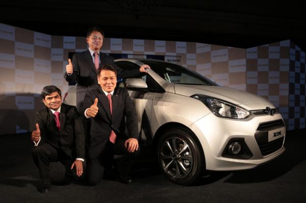 Hyundai Launches New Compact Sedan Xcent 2014