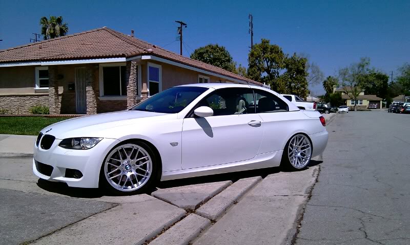 BMW 335 CABRIO white