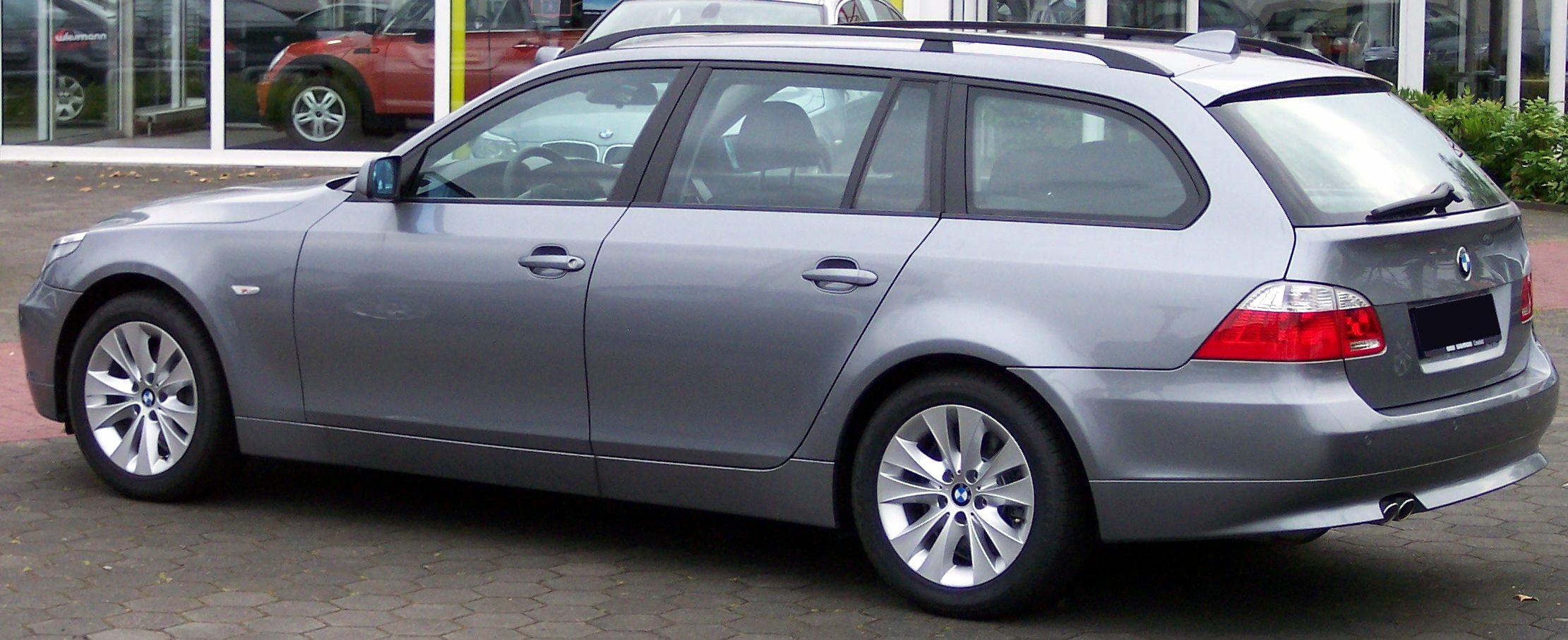 BMW 5 silver