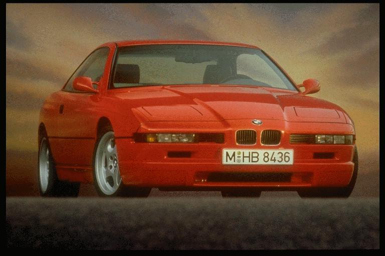 BMW 8 SERIES red