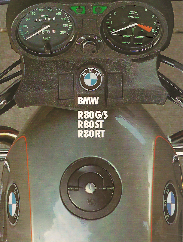 BMW R 80 GS brown
