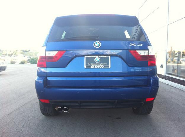 BMW X3 blue