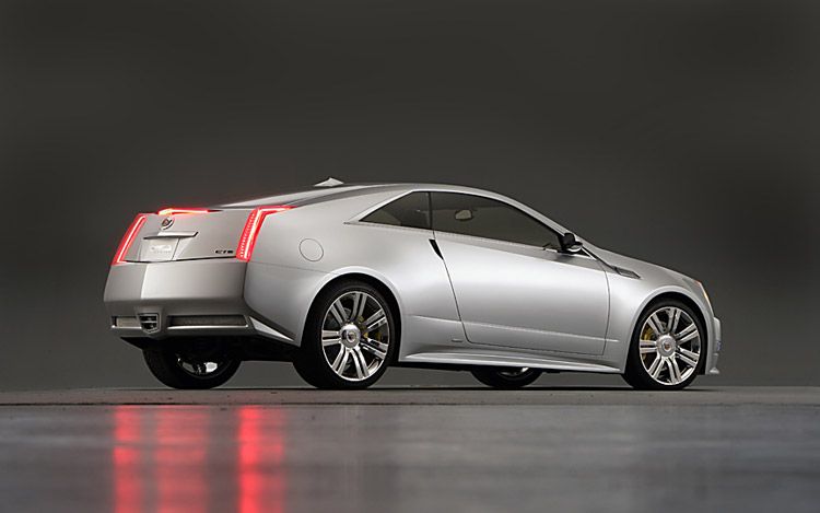 CADILLAC CTS COUPE CONCEPT white