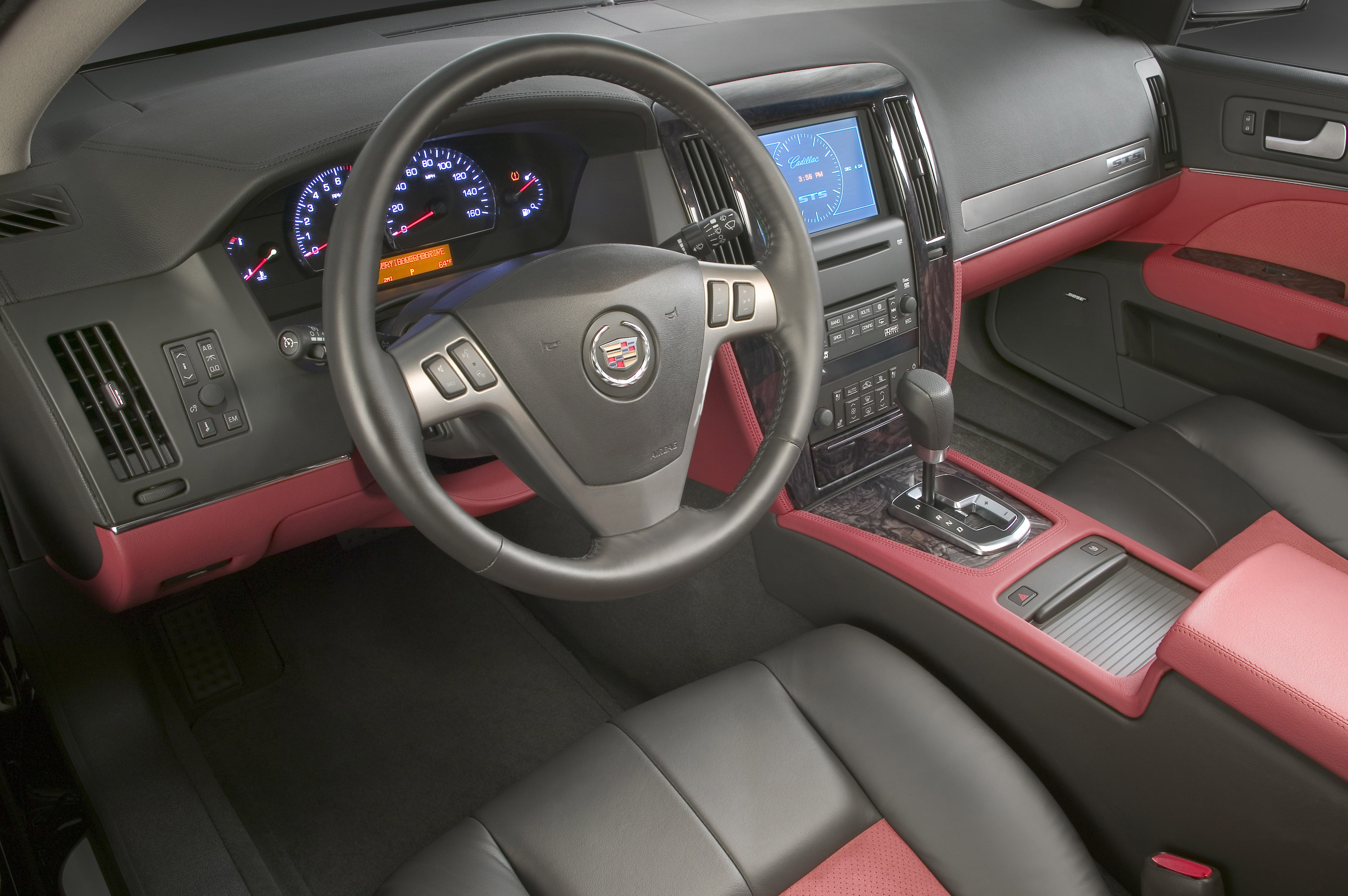 CADILLAC STS-V red