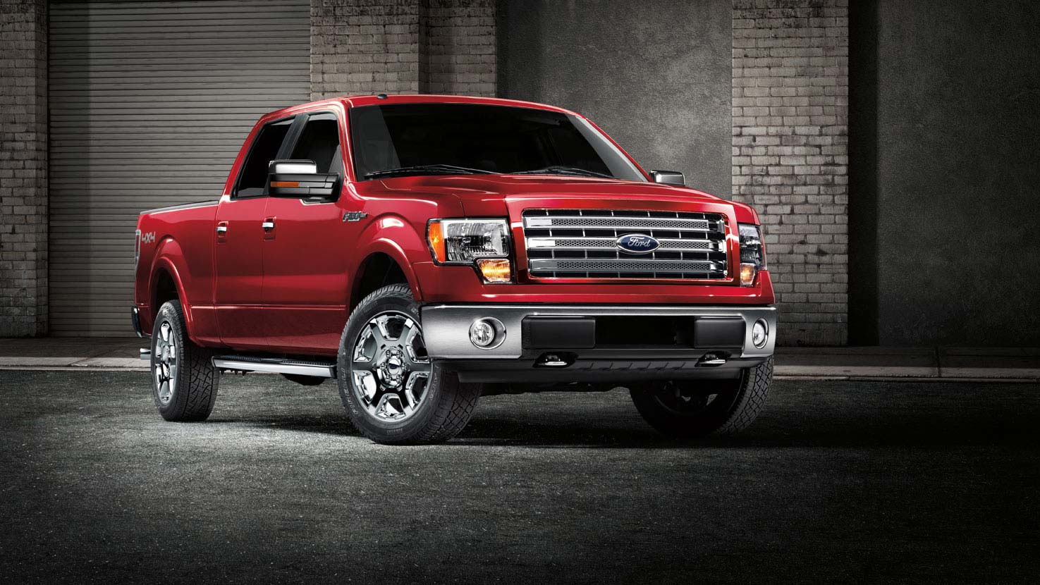 FORD F150 red