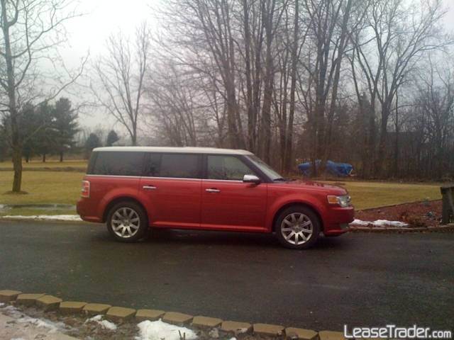 FORD FLEX LIMITED red