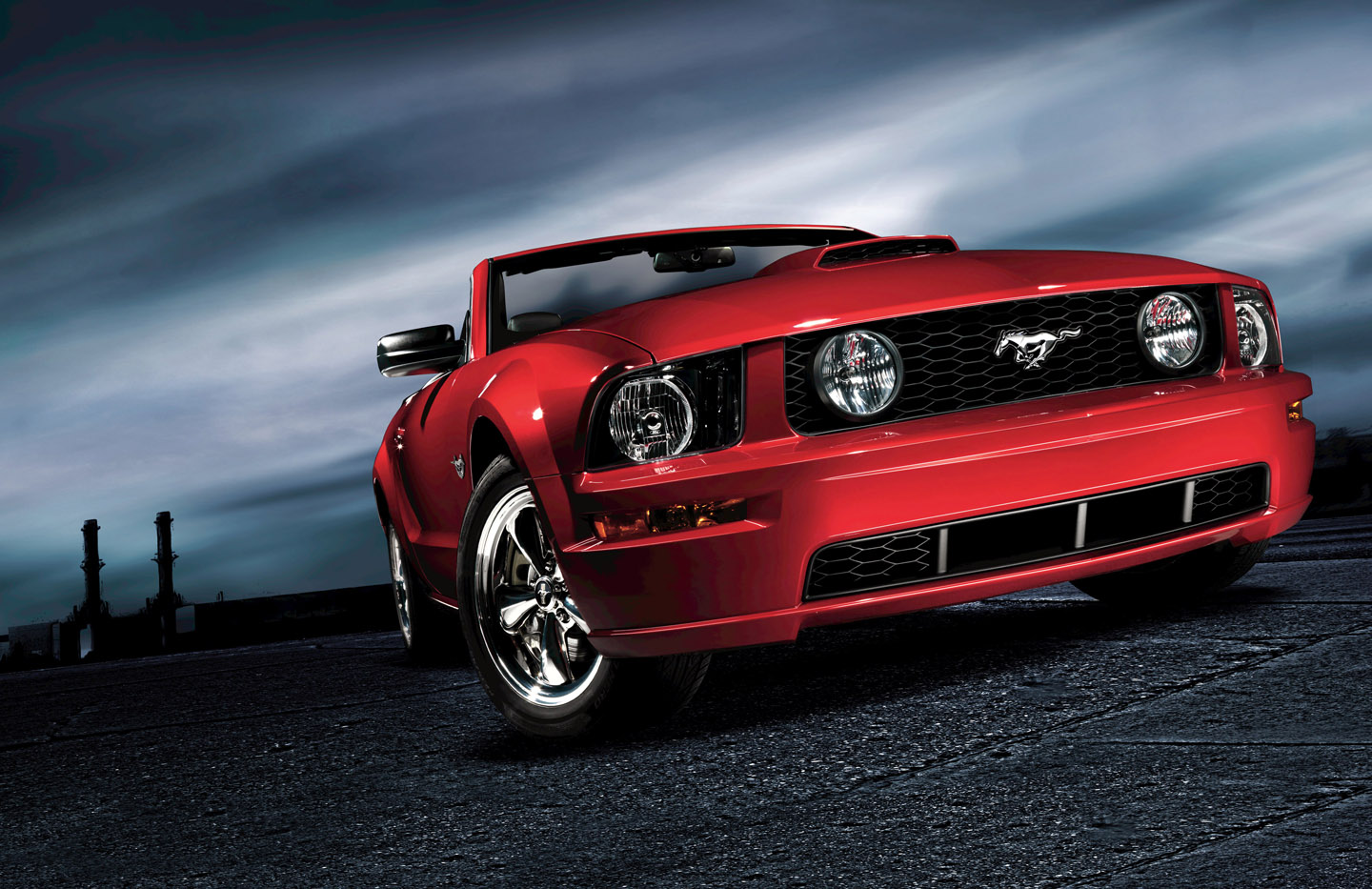 FORD MUSTANG red