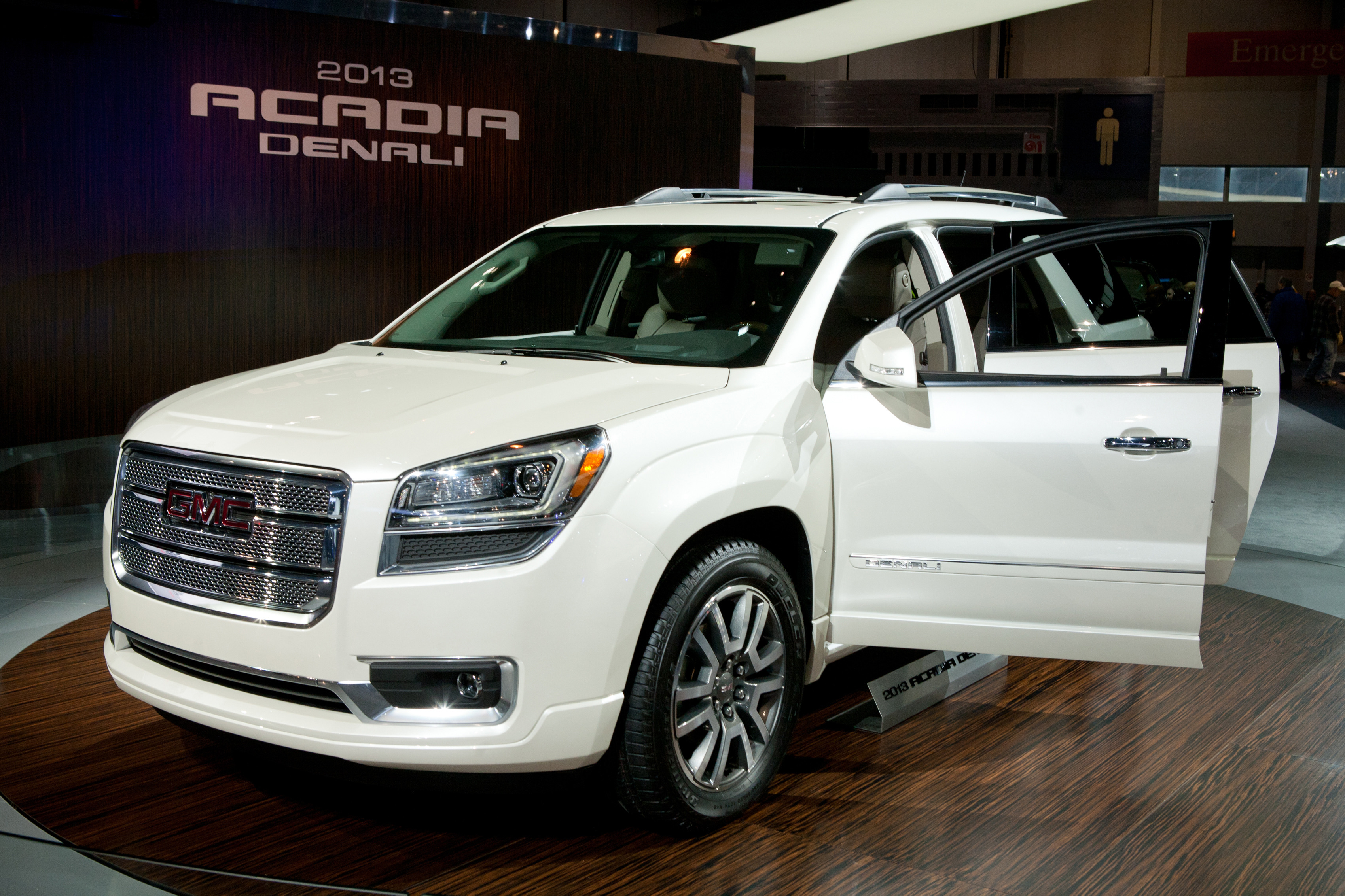 CHICAGO - FEB 12: THE 2013 GMC ACADIA DENALI ON DISPLAY AT THE 2012 CHICAGO AUTO SHOW. FEBRUARY 12, 2012 IN CHICAGO, ILLINOIS. BY YARO