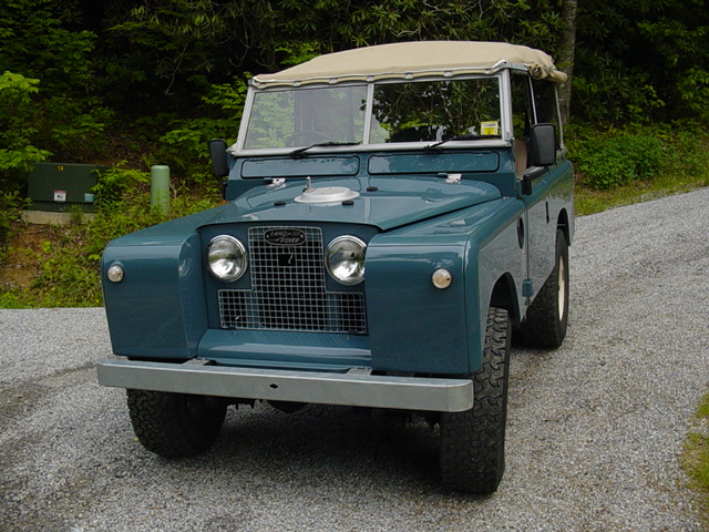 LAND ROVER SERIES II blue