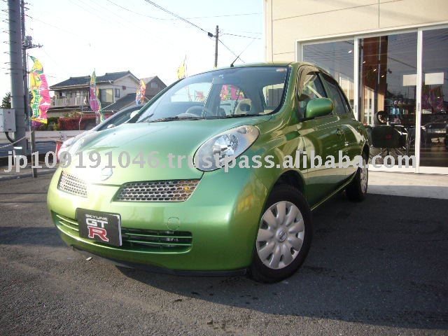 NISSAN MARCH green