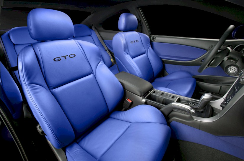 PONTIAC GTO blue