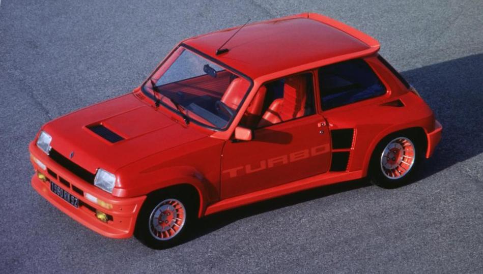 RENAULT 5 TURBO red