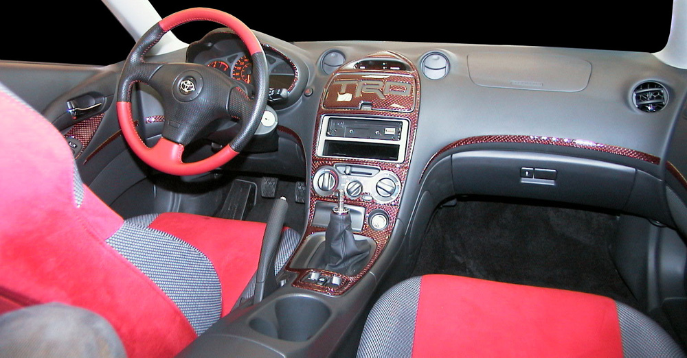 TOYOTA CELICA red