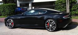 ASTON MARTIN DBS BLACK interior