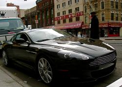 ASTON MARTIN DBS BLACK white