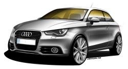 AUDI A1 silver