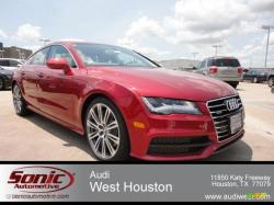 AUDI A7 QUATTRO red