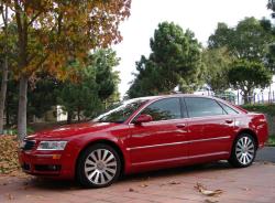 AUDI A8 red