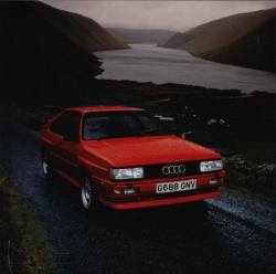 AUDI QUATTRO COUPE red