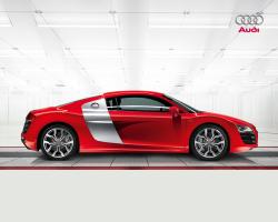 AUDI R8 red