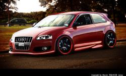 AUDI S3 red
