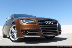 AUDI S8 brown