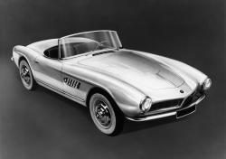 BMW 507 silver