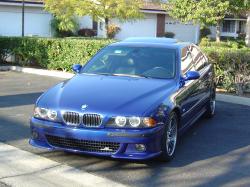 BMW 5 blue