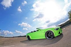 BMW 6 CABRIOLET green