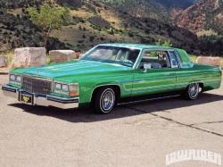 CADILLAC COUPE DE VILLE green