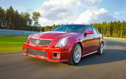 CADILLAC CTS-V red