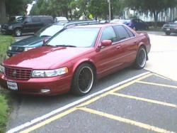 CADILLAC STS red