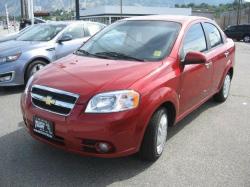 CHEVROLET AVEO red