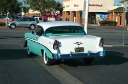 CHEVROLET BEL AIR COUPE green