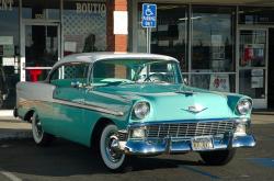 CHEVROLET BEL AIR COUPE white