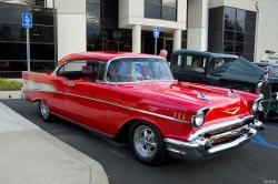 CHEVROLET BEL AIR red