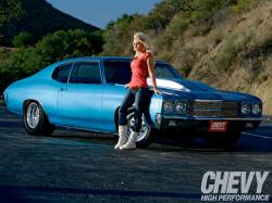 CHEVROLET CHEVELL SS blue