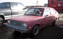 CHEVROLET CHEVETTE red