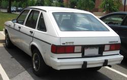 CHEVROLET CHEVETTE red