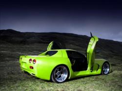 CHEVROLET CORVETTE green