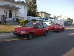 CHEVROLET SPRINT TURBO red