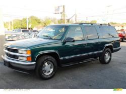 CHEVROLET SUBURBAN green