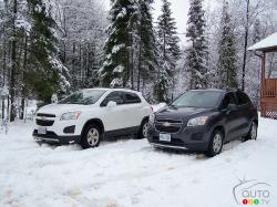 CHEVROLET TRAX white