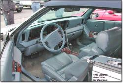 CHRYSLER LEBARON interior