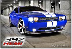 DODGE CHALLENGER 392 blue